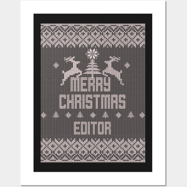 Merry Christmas EDITOR Wall Art by ramiroxavier